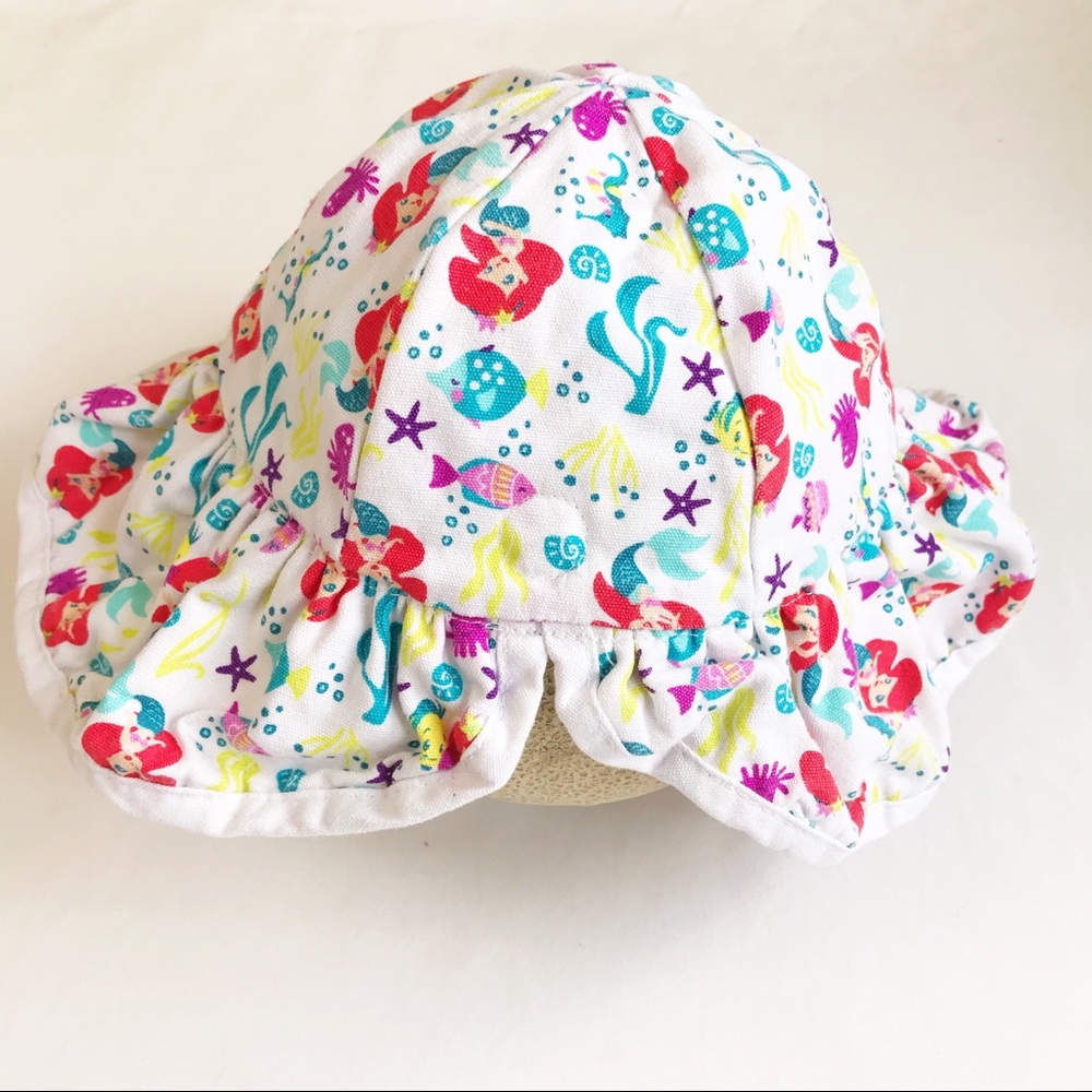 6/$20 Reversible Mermaid Baby Hat